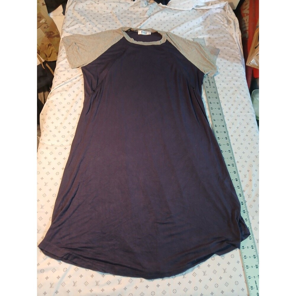Womear Women's  Breastfeeding Top, Medium Maternity Nursing, Short sleeve